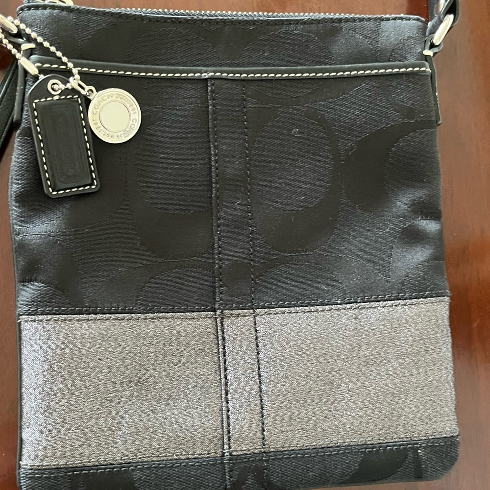 Coach Classic Vintage Crossbody Messenger Bag Black C… Gem